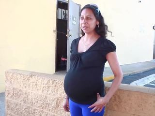 Gravida street-41 år gammal med andra pregnancy: kön video- f7