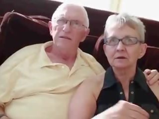 Granny & Husband Invite a Young Stud to Fuck Her: sex video 4e