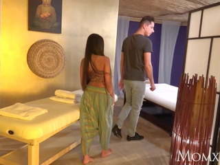 Mom Thai Massage and Horny x rated film with Horny Asian.