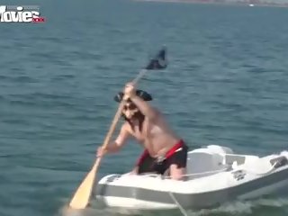 Diversão espectáculos alemão sexo clipe festa em um barco